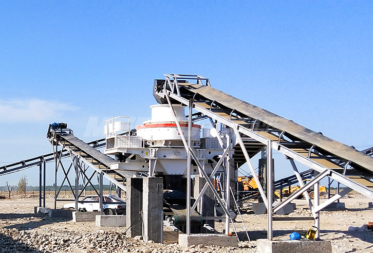 广西200吨/时鹅卵石制砂生产线