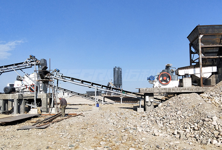 广西200吨/时鹅卵石制砂生产线