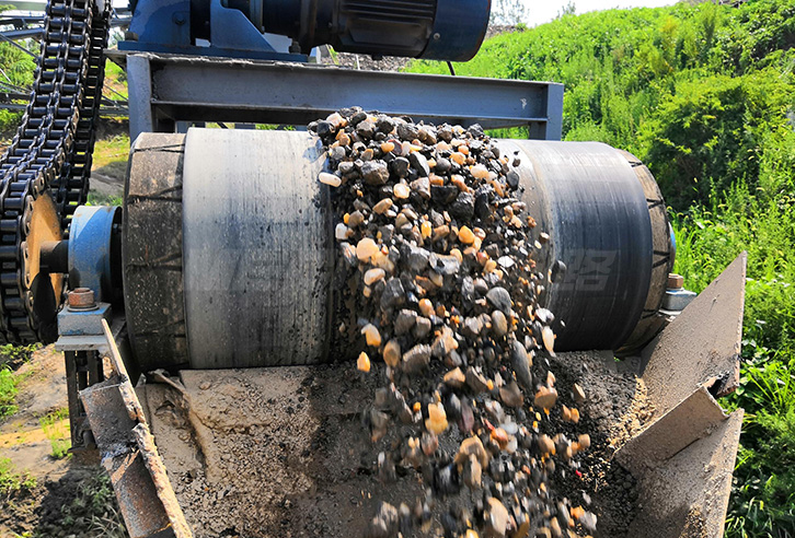 湖南时产250吨河卵石制砂生产线现场